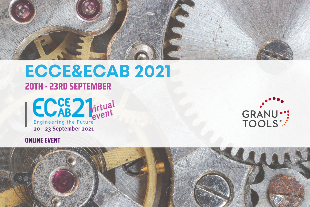 granutools banner of ECCE&ECAB 2021 engineering congress on September 20-23
